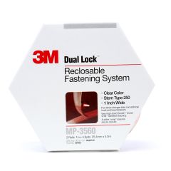 3M™ Dual Lock™ Reclosable Fastener MP3560, Clear, 1 in x 5 yd, Type 250,
2 per pack, 5 per case, PN06463