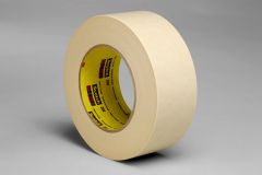 3M™ Crepe Masking Tape 202, Tan, 72 mm x 55 m, 6.3 mil, 12 per case