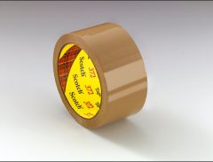 Scotch® Box Sealing Tape 372, Tan, 72 mm x 914 m, 4 per case