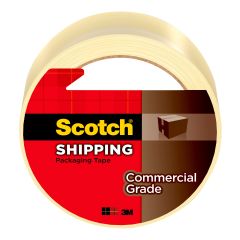 Scotch® Commercial Grade Shipping Packaging Tape 3750-CS36ST, 1.88 in x 54.6 yd (48 mm x 50 m) Case Value Pack