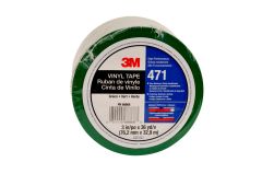 3M™ Vinyl Tape 471, Green, 3 in x 36 yd, 5.2 mil, 12 rolls per case,
Individually Wrapped Conveniently Packaged