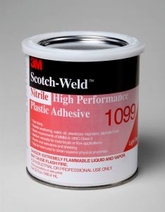 3M™ Nitrile High Performance Plastic Adhesive 1099, Tan, 1 Quart Can,
12/case