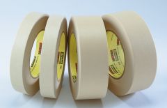 3M™ High Performance Masking Tape 232, Tan, 1/8 in x 60 yd, 6.3 mil,
plastic core, 288 per case