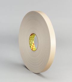 3M™ Double Coated Polyethylene Foam Tape 4492W, White, 1/2 in x 72 yd,
31 mil, 18 rolls per case