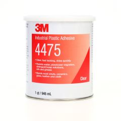 3M™ Industrial Plastic Adhesive 4475, Clear, 5 Oz Tube, 36/case