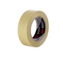 3M™ Specialty High Temperature Masking Tape 501+, Tan, 18 mm x 55 m, 7.3
mil, 48 per case