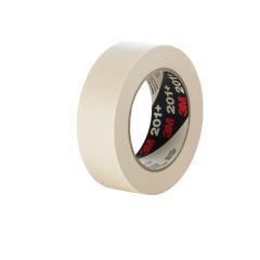 3M™ General Use Masking Tape 201+, Tan, 36 mm x 55 m, 4.4 mil, 24 per
case, Individually Wrapped Conveniently Packaged