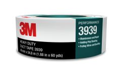 3M™ Heavy Duty Duct Tape 3939, Silver, 24 mm x 54.8 m, 9.0 mil, 36 per
case