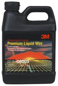 3M™ Premium Liquid Wax, 06005, 1 qt (32 fl oz/46 mL), 6 per case