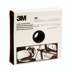3M™ Utility Cloth Roll 314D, P120 J-weight, 1-1/2 in x 20 yd, 5 per case