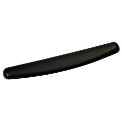 3M™ Gel Wrist Rest WR309LE, with Antimicrobial Product Protect, 25% Recycled Content, Leatherette, Blk 2.75 in x 18.0 in x 0.75 in