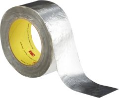 3M™ High Temperature Aluminum Foil Glass Cloth Tape 363, Silver, 1 in x
36 yd, 7.3 mil, 36 rolls per case