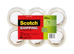Scotch® Tough Grip Moving Packaging Tape, 3500-6 1.88 in x 54.6 yds (48 mm x 50 m)