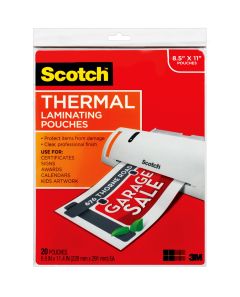 Scotch™ Thermal Pouches TP3854-20 Letter size