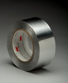 3M™ Aluminum Foil Tape 425 LT80, Silver, 12 mm x 55 m, 4.6 mil, 72 rolls
per case