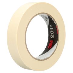 3M™ General Use Masking Tape 201+, Tan, 24 mm x 55 m, 4.4 mil, 36 per
case, Individually Wrapped Conveniently Packaged