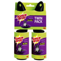 Scotch-Brite™ Pet Hair Roller 839RS-56TP, 112 Sheet Twin Pack