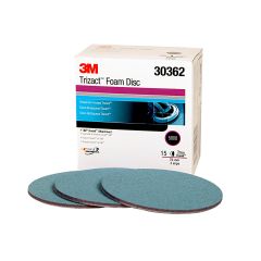 3M™ Trizact™ Hookit™ Foam Disc, 02087, 3 in, P3000, 15 discs per carton,
4 cartons per case