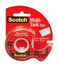 Scotch® MultiTask Tape 25, 3/4 in x 650 in (19 mm x 16.5 m)