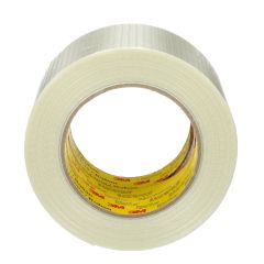 Scotch® Bi-Directional Filament Tape 8959, Clear, 75 mm x 50 m, 5.7 mil,
12 rolls per case