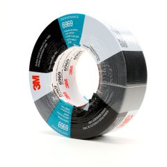 3M™ Extra Heavy Duty Duct Tape 6969, Black, 48 mm x 54.8 m, 10.7 mil, 24
per case, Individually Wrapped Conveniently Packaged