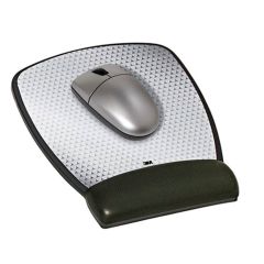3M™ Precise™ Mouse Pad with Gel Wrist Rest, , Optical Mouse Performance and Battery Saving Design, 8.6" x 6.8", Vertex, MW309LE