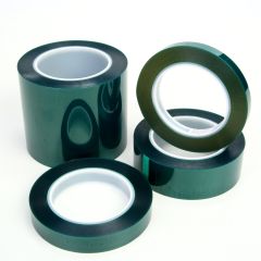 3M™ Polyester Tape 8992, Green, 4 in x 72 yd, 3.2 mil, 8 rolls per case