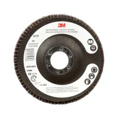 3M™ Flap Disc 577F, T29, 4-1/2 in x 7/8 in, 60 YF-weight, 10 per case
