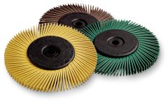 Scotch-Brite™ Radial Bristle Brush Replacement Disc, T-A 80 Refill, 6
in, 40 Disc,s per pack 2 packs per case