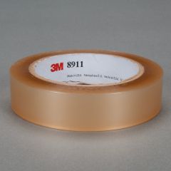 3M™ Polyester Tape 8911, Transparent, 24 in x 72 yd, 2.3 mil, 1 roll per
case
