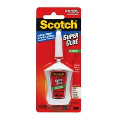 Scotch® Super Glue Gel in Precision Applicator, AD125, .14 oz (4 g)