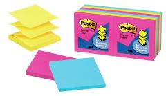 Post-it® Pop-up Notes R330-12AN 3 in x 3, Cape Town Collection, 12 Pads/Pack, 100 Sheets/Pad