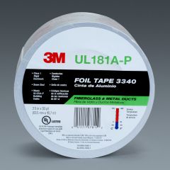 3M™ Foil Tape 3340 Silver, 2.5" x 50 yd