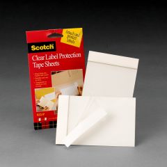 3M™ Tape Sheets 822P, Clear, 4 in x 6 in, 60 per case (2 pads/pack 20
packs/inner 3 inners/case)