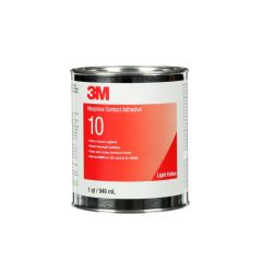 3M™ Neoprene Contact Adhesive 10, Light Yellow, 1 Quart Can, 12/case