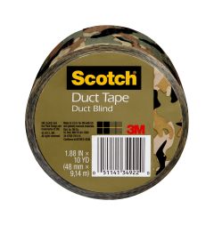Scotch® Duct Tape 910-CMO-C, 1.88 in x 10 yd (48 mm x 9, 14 m) Camo