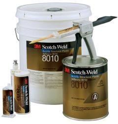3M™ Scotch-Weld™ Structural Plastic Adhesive 8010, Blue, Part B, 5
Gallon Drum (Pail)
