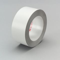 3M™ Weather Resistant Film Tape 838, White, 4 in x 72 yd, 3.4 mil, 12 rolls per case
