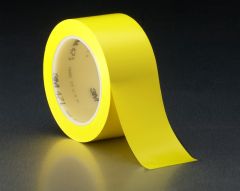 3M™ Vinyl Tape 471, Yellow, 1 1/2 in x 36 yd, 5.2 mils, 24 rolls per
case, Individually Wrapped Conveniently Packaged