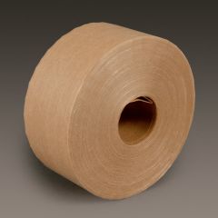 3M™ Water Activated Paper Tape 6145, Natural, Light Duty Reinforced, 72
mm x 450 ft, 10 per case