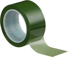 3M™ Polyester Tape 8402, Green, 1.9 mil, 1 in x 72 yd, 36 rolls per case