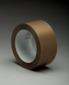 3M™ PTFE Glass Cloth Tape 5451, Brown, 4 1/2 in x 36 yd, 5.6 mil, 3
rolls per case
