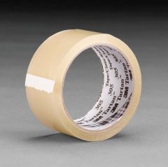 Tartan™ Box Sealing Tape 305, Clear, 72 mm x 914 m, 4 per case