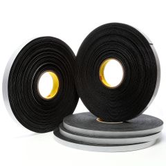 3M™ Vinyl Foam Tape 4516, Black, 2 in x 36 yd, 62 mil, 6 rolls per case