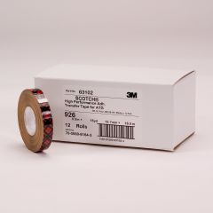 Scotch® ATG Adhesive Transfer Tape 926, Clear, 2 in x 36 yd, 5 mil, 24
per case