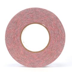 3M™ Double Coated Tape 469, Red, 2 in x 60 yd, 16 rolls per case
