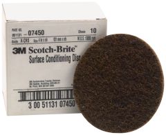 Scotch-Brite™ Surface Conditioning Disc 07450, 4 in x NH A CRS, 10 per
box 4 boxes per case