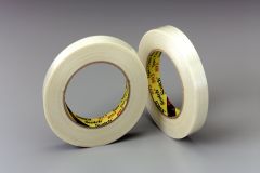 Scotch® Filament Tape 893, Clear, 12 mm x 55 m, 6 mil, 72 rolls per case