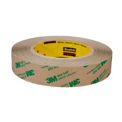 3M™ Adhesive Transfer Tape 468MP, Clear, 12 1/2 in x 180 yd, 5 mil, 1
roll per case