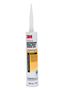 3M™ Marine Adhesive Sealant 3000 UV, White, 290 mL Cartridge, 12/case